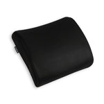 Mind Reader Memory Foam Ergonomic Lower Back Cushion Office Chair Support, Black (BACKFOAM-BLK)
