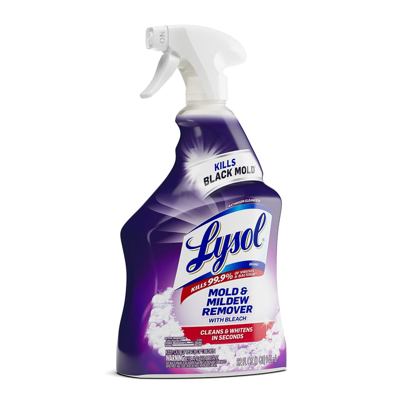 Lysol Mold & Mildew Remover with Bleach, Unscented, 32 fl oz., 12/Carton (1920078915)