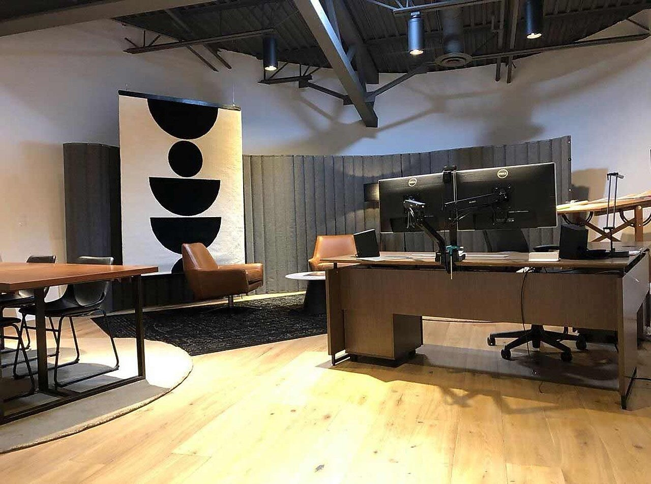 Versare VersaPanel Folding Acoustic Panel, 78"H x 96"W, Black Fabric (DS1724114-1)