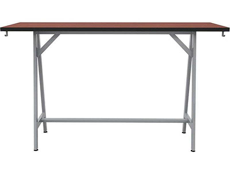 Safco Spark Teaming Table, 24" x 72", Biltmore Cherry (SPK7224SLBMCH)