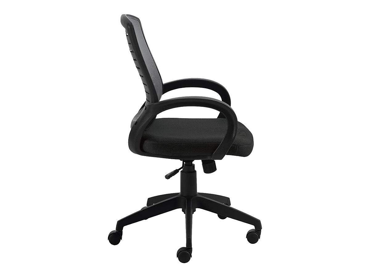 Offices To Go Mesh Back Fabric Manager Chair, Gray and Black (OTG10902B)
