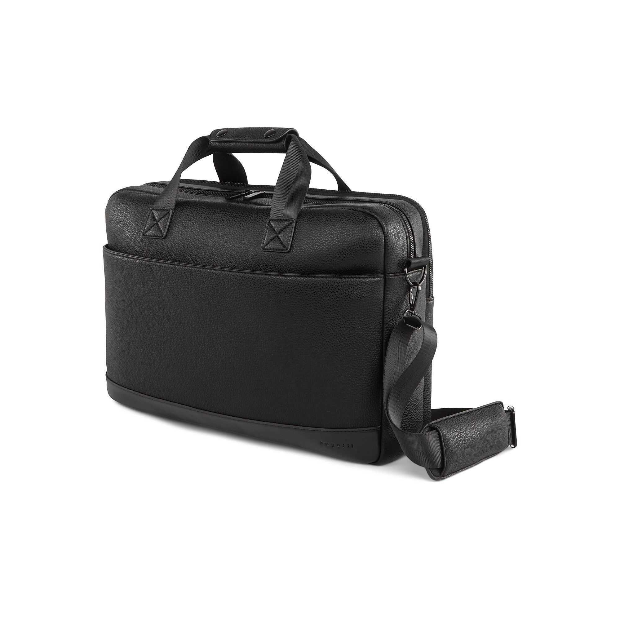 Bugatti Central Briefcase, Laptop Compatible, Black (EXB2436BU-BLK)