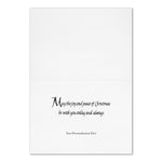"Merry Christmas Pine Cones" Holiday Card w/ White Unlined Envelope, 250/BX