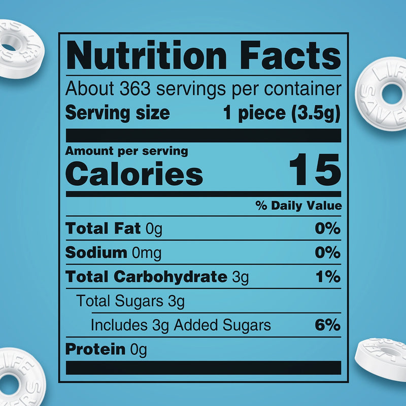 Life Savers Pep-O-Mint Mints, 44.93 oz.(MMM27625)