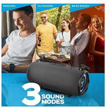 Treblab HD-MAX Wireless Bluetooth Speaker, Waterproof, Gray (HD-MAX-GR)