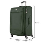 Ricardo Beverly Hills Avalon 30.5" Suitcase, 8-Wheeled Spinner, Juniper Green (135-28-380-4VP)