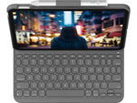 Logitech Slim Folio 10.9" Keyboard Case for iPad 10th Generation Tablet, Oxford Gray (920-011368)