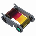 Evolis R5F208A100 YMCKO Color Ribbon, Black/Cyan/Magenta/Yellow
