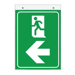 Deflect-O Anti-Glare Superior Image Document Holder, 8.5" x 11", Wall Mounted, Clear Acrylic (878201)