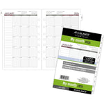 2026 AT-A-GLANCE 5.5" x 8.5" Monthly Planner Refill Pages, White/Gray (061-685Y-26)