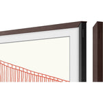 Samsung Frame Customizable Bezel Compatible with 55" Frame TV (VG-SCFA55BWBZA)
