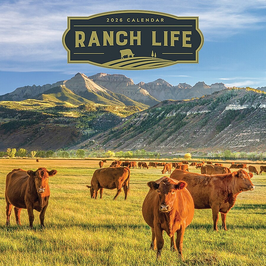 2026 TF Publishing Ranch Life 12" x 12" Monthly Wall Calendar (26-1042)
