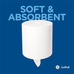 SofPull Premium Centerpull Paper Towels, 1-ply, 560 Sheets/Roll, 4 Rolls/Pack (28143)