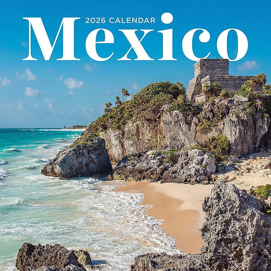 2026 TF Publishing Mexico 12" x 12" Monthly Wall Calendar (26-1046)