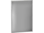 Azar Poster Holder, 24" x 36", Wall Mounted, Silver, Aluminum (300234-SLV)