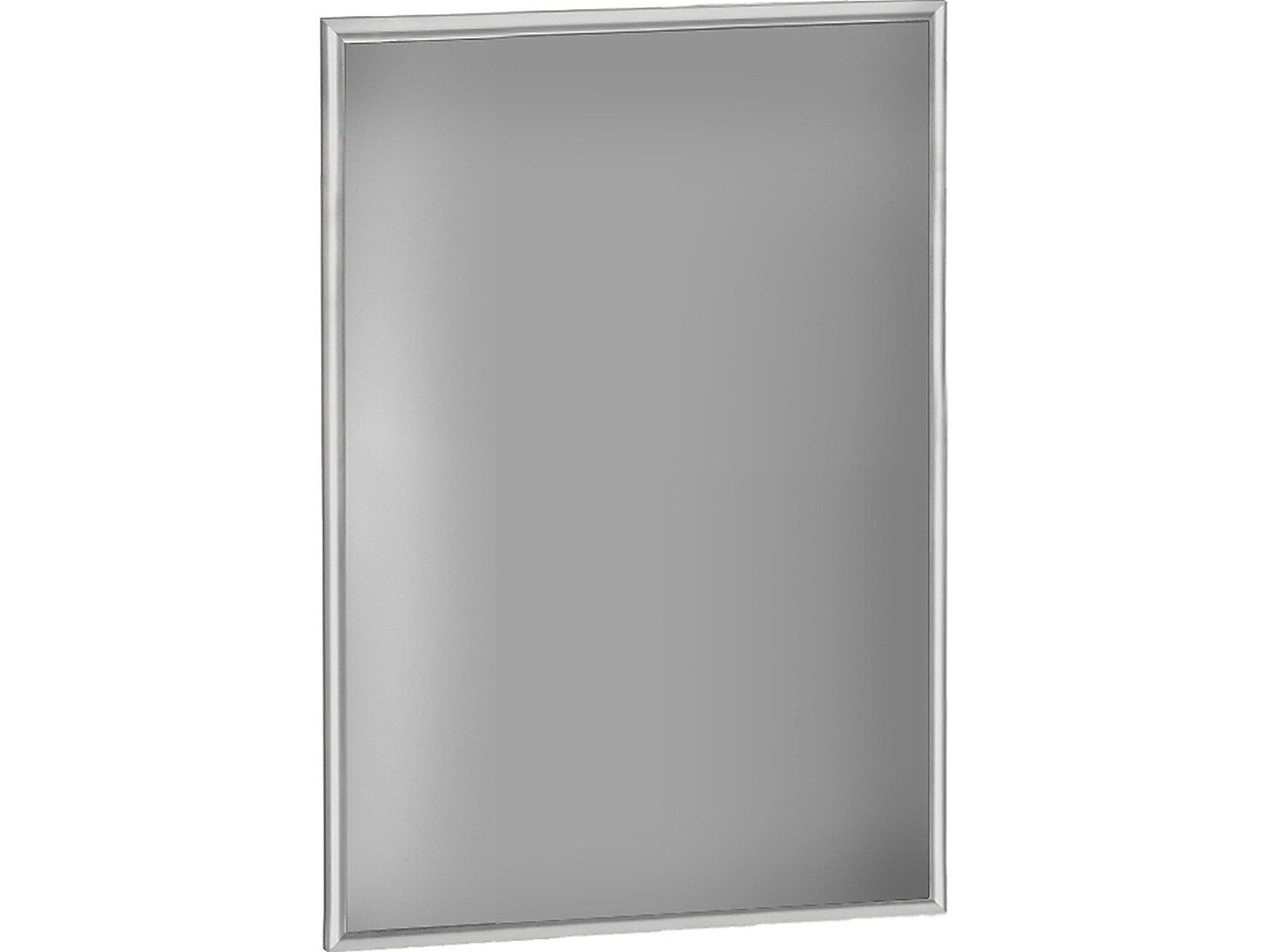 Azar Poster Holder, 24" x 36", Wall Mounted, Silver, Aluminum (300234-SLV)