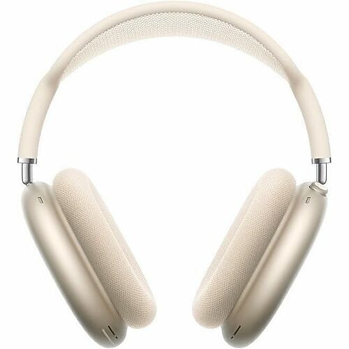 Apple AirPods Max Wireless Active Noise Canceling Over-Ear Headphones, Bluetooth, Starlight (MWW53AM/A)