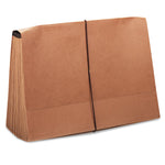 Kraft Indexed Expanding File, 31 Sections, Elastic Cord Closure, 1/15-Cut Tabs, Legal Size, Brown