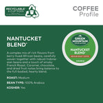 Green Mountain Nantucket Blend Coffee Keurig® K-Cup® Pods, Medium Roast, 96/Carton (6663)