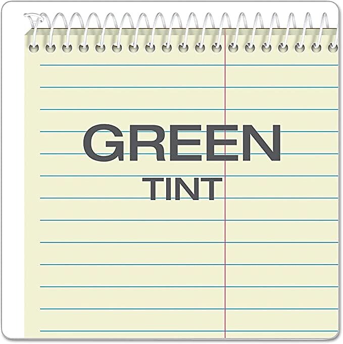 TOPS Steno Book, 6" x 9", Gregg Ruled, 80 Sheets, Assorted Colors, 4/Pack (80221)
