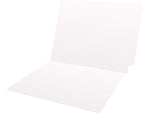 Medical Arts Press Heavy-Duty End Tab File Folder, Straight Cut, Letter-Size, White, 40/Box (S-09458-WHT)