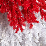 Nearly Natural 9-ft Holiday Red Santa Hat Christmas Tree with 600 LED Lights and 1992 Bendable Branches (T3275)