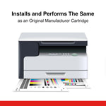 Staples 202X Remanufactured Cyan, Magenta, Yellow High Yield Toner Cartridge Replacement for HP CF500XM, 3/Pack