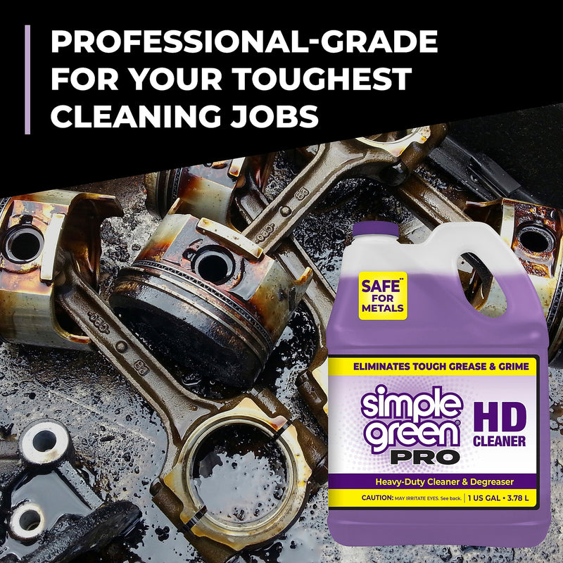 Simple Green Pro HD Heavy-Duty Cleaner, 1 gal (128 fl oz), 4/Carton (SMP13421)