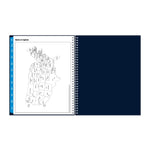 2025-2026 Blue Sky Collegiate 8.5" x 11" Academic Year Weekly & Monthly Planner, Plastic Cover, Navy (148672-A26)