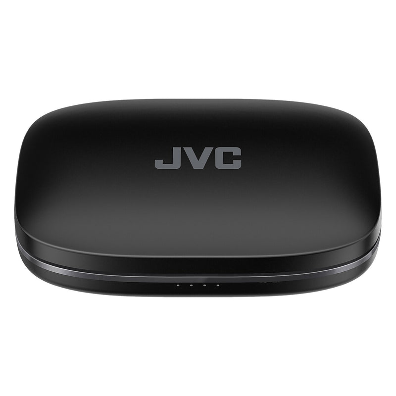 JVC Nearphones Wireless Noise Canceling Over-Ear Earphones, Bluetooth, Black (JVCHANP50TB)
