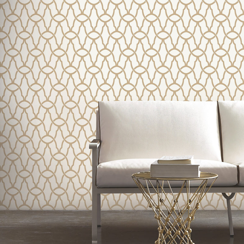 York Wallcoverings Trellis Peel and Stick Wallpaper (RMK9121WP)