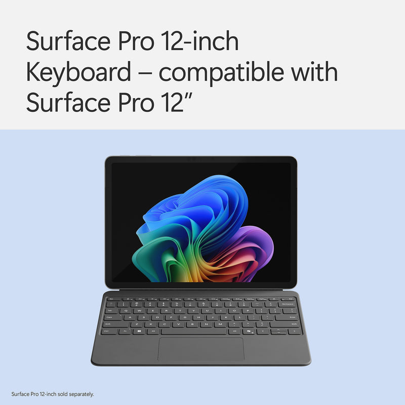 Microsoft Surface Pro 12" Keyboard Cover with Slim Pen 2, Slate (EP2-32750)