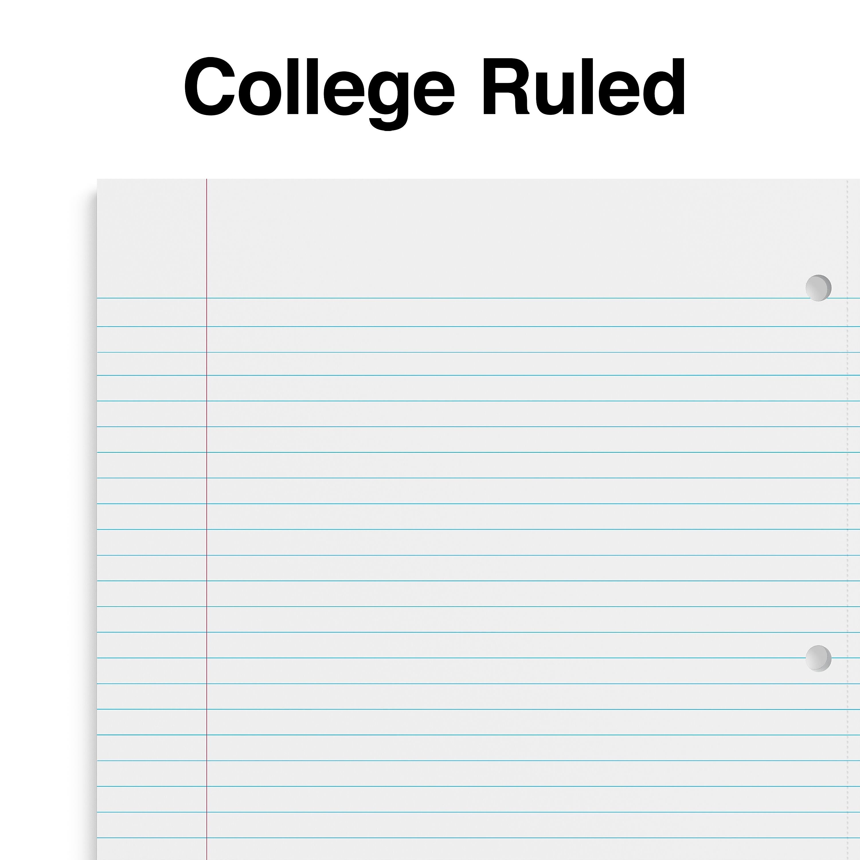 Staples Premium Poly 3-Subject Notebook, 8.5" x 11", College Ruled, 150 Sheets, Red (ST58315)