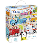 Banana Panda Moto Jumbo Cars 40-Piece Puzzle (BPN49347)
