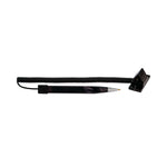 CONTROLTEK® Wedgy Secure Ballpoint Counter Pen, Fine 0.5 mm, Black Ink, Black