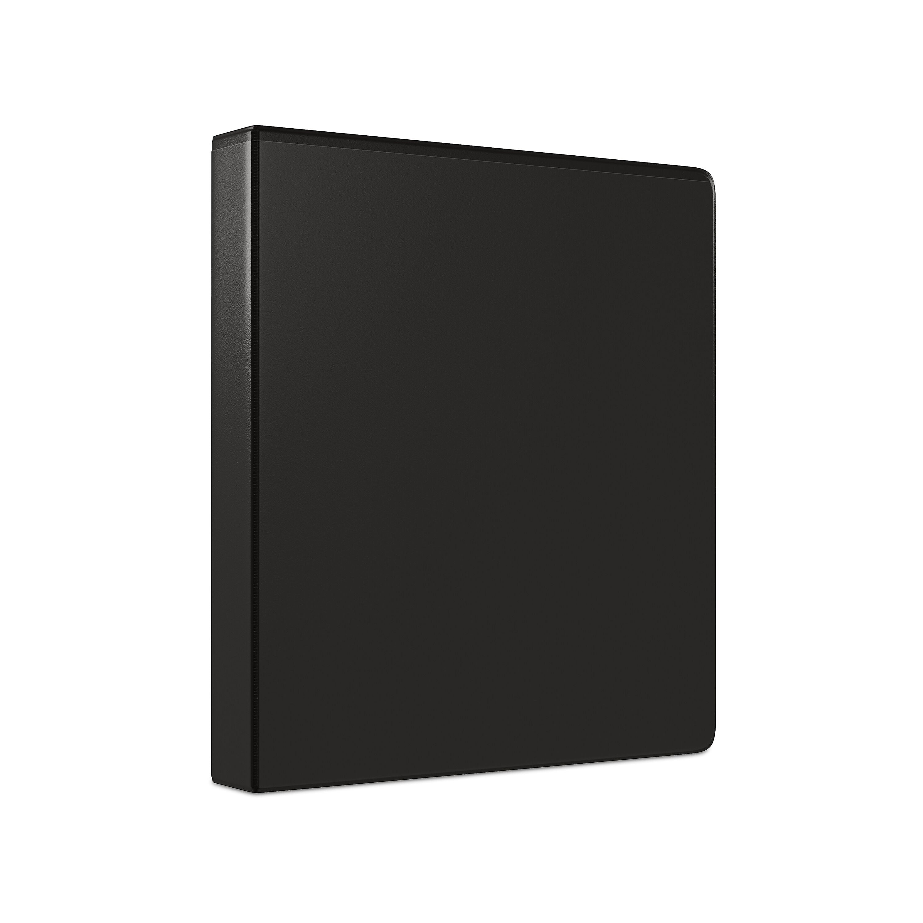 Staples 1" 3-Ring View Binders, Black, 12/Pack (23733/21685)