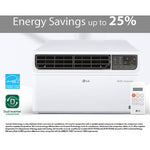 LG 230-Volt 18000 BTU Window Air Conditioner with Remote, WiFi Enabled, White (LW1817IVSM)