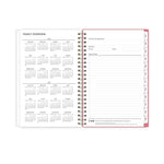 2026 Blue Sky Fly By 5" x 8"  Weekly & Monthly Planner, Plastic Cover, Multicolored (140196-26)