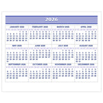 2026 AT-A-GLANCE Flip-A-Week 7" x 5.5" Weekly Desk Calendar Refill Pages, White/Blue (SW705X-50-26)