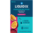 LIQUID I.V. Hydration Multiplier Passion Fruit Electrolyte Powder Drink Mix, 0.56 oz., 15 Sticks/Pack (LVM-1503)