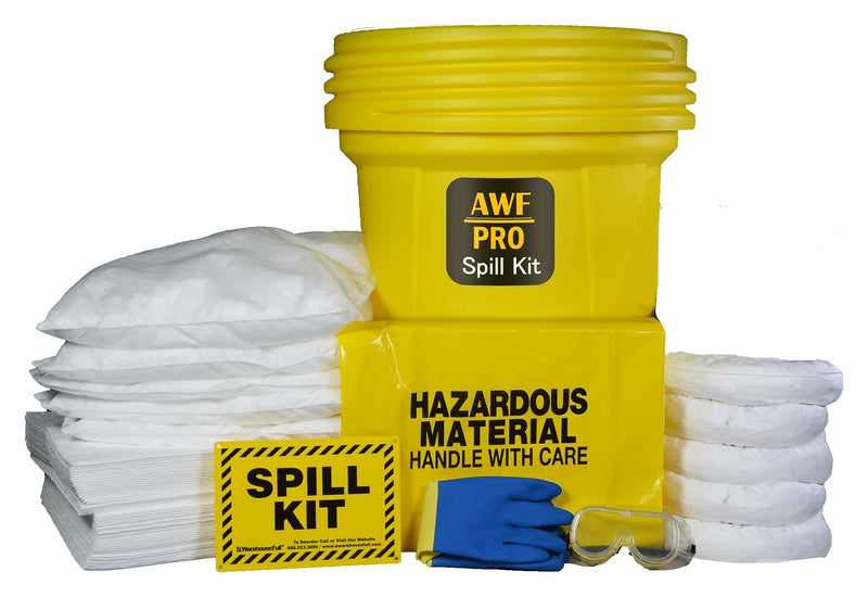 AWF Pro 30 Gal. Oil-Only Spill Kit, 72 Pieces (KTSK 10301-RT)