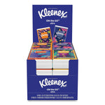 Kleenex On The Go Packs Facial Tissue, 3-Ply, 10 Tissues/Pouch, 16 Pouches/Pack, 6 Packs/Carton (54635)
