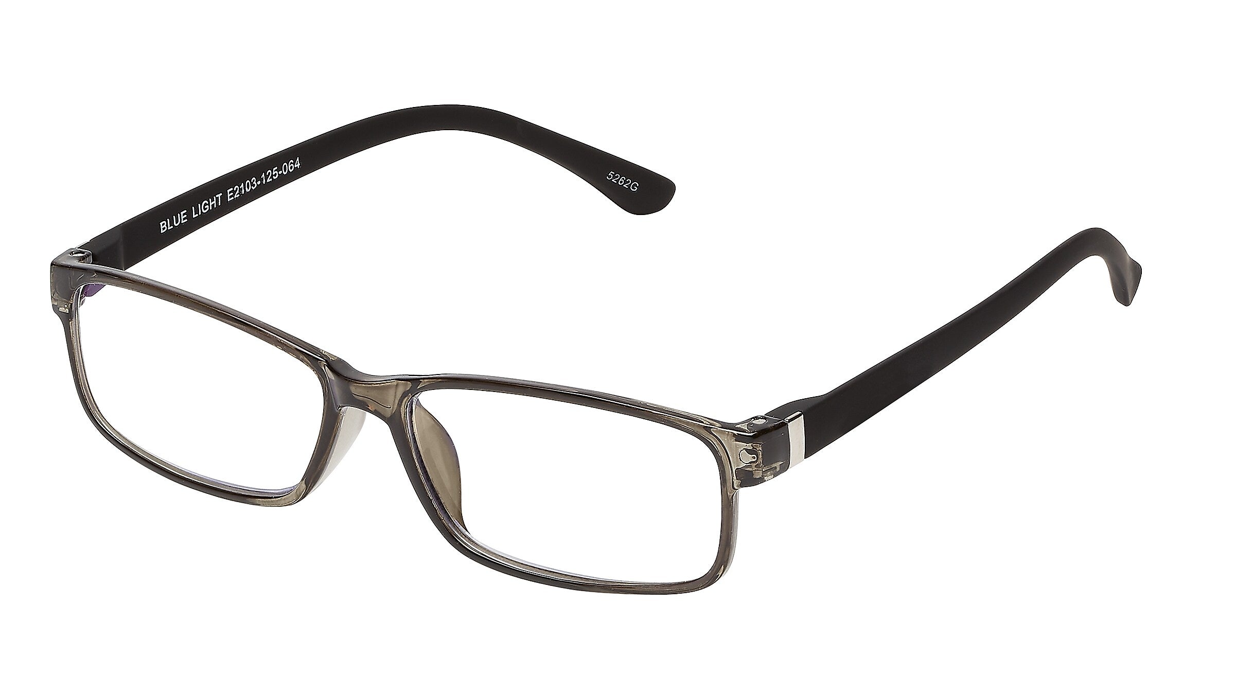 SAV +1.25 Blue Light Reading Glasses, Smoke (E2103)