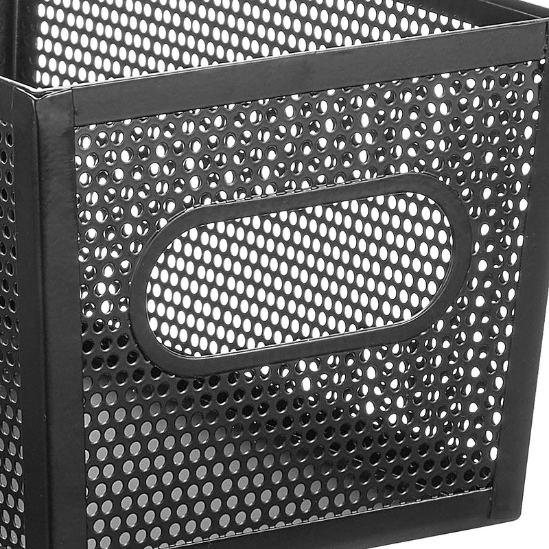 mDesign Steel Organizer, Matte Black (25988)