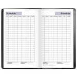 2025-2026 AT-A-GLANCE DayMinder 3.5" x 6" Academic Weekly Planner, Black (AY48-00-26)