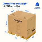 Flexispot Sound Absorbing Privacy Booth, Black (EP1FB)