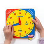 Junior Learning What's the Time? Geared Clock, Multicolored (JRL718)