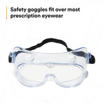 3M Safety Splash Goggle 334, Clear Lens (40660)