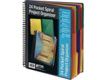 Better Office 24-Pocket Poly Project Folder, Multicolor (36900)