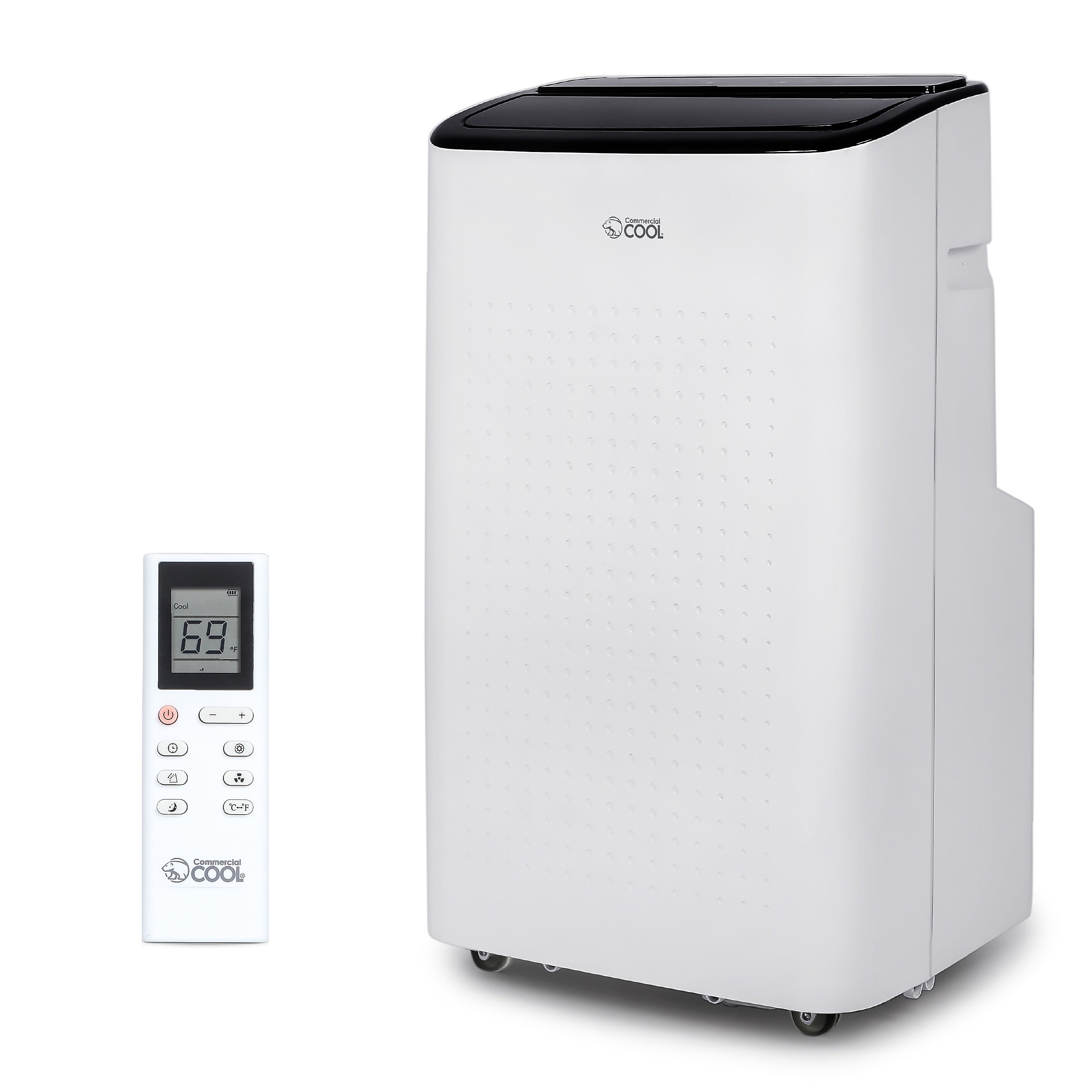 Commercial Cool 115-Volt 12,000 BTU (8,150 BTU DOE) Portable Air Conditioner, with Remote, White (CCP8JW)